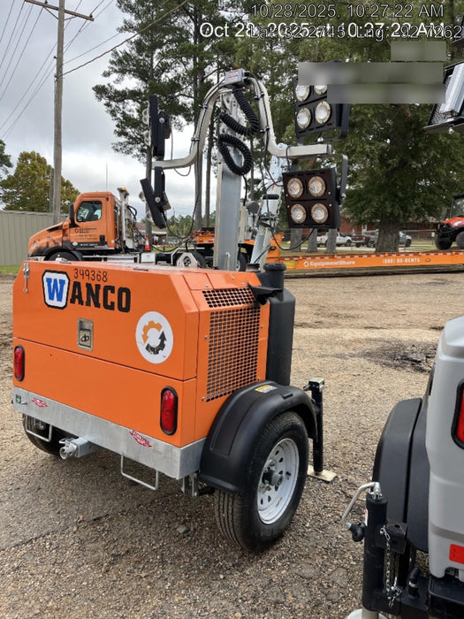 2024 Wanco WLTT-4MM4K Diesel, Deep Sea Controller, Shore Power Plug, Auto Start, (4) 350W LED Floodlights, 4kW Generator, 60 Gal Fuel Tank, 2" Ball, T3