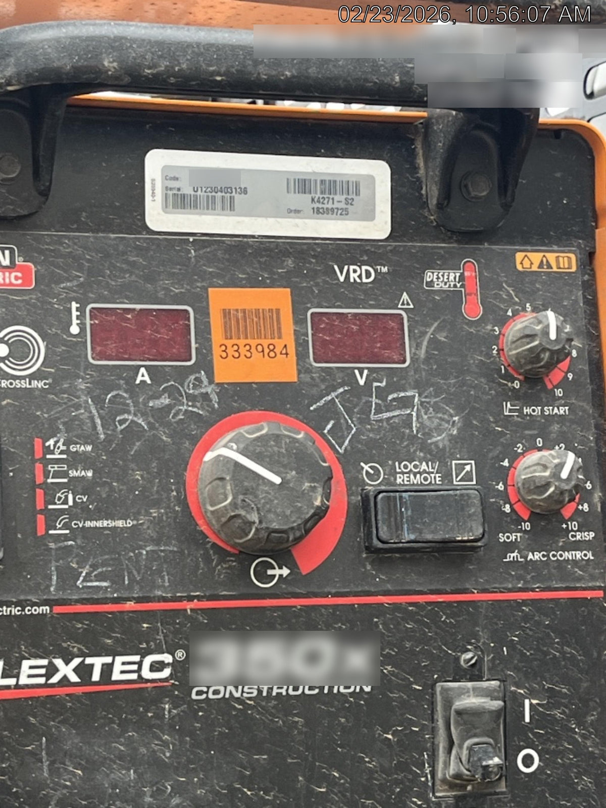 2025 MILLER ELECTRIC XMT 400