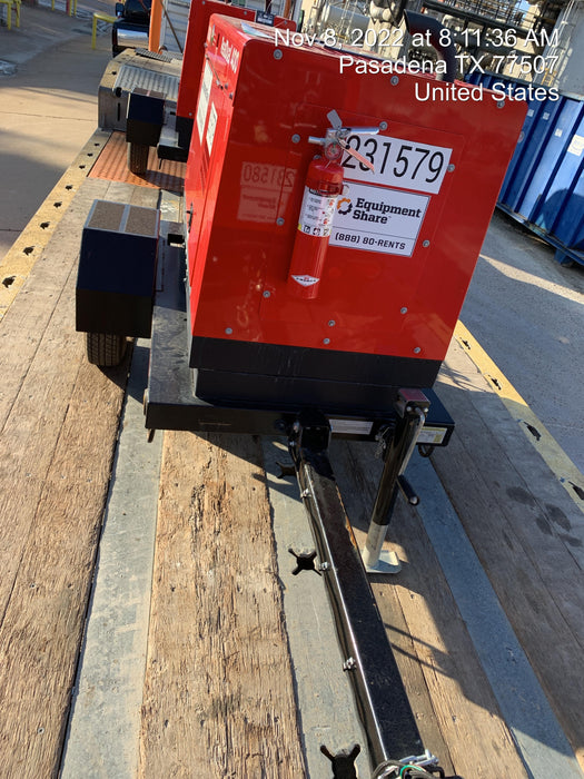 2022 Shindaiwa DGW400MDL Kubota D902 Engine, 23 HP, Dual Op Welder, Wire, Arc, Droop Stick, Tig, and CC Stick Functionality, Simulphase, 3 Phase and 1 Phase Gen Output, Single Axle NB Trlr, Slr Trckl Chrg 12V 12W, Fire Ext