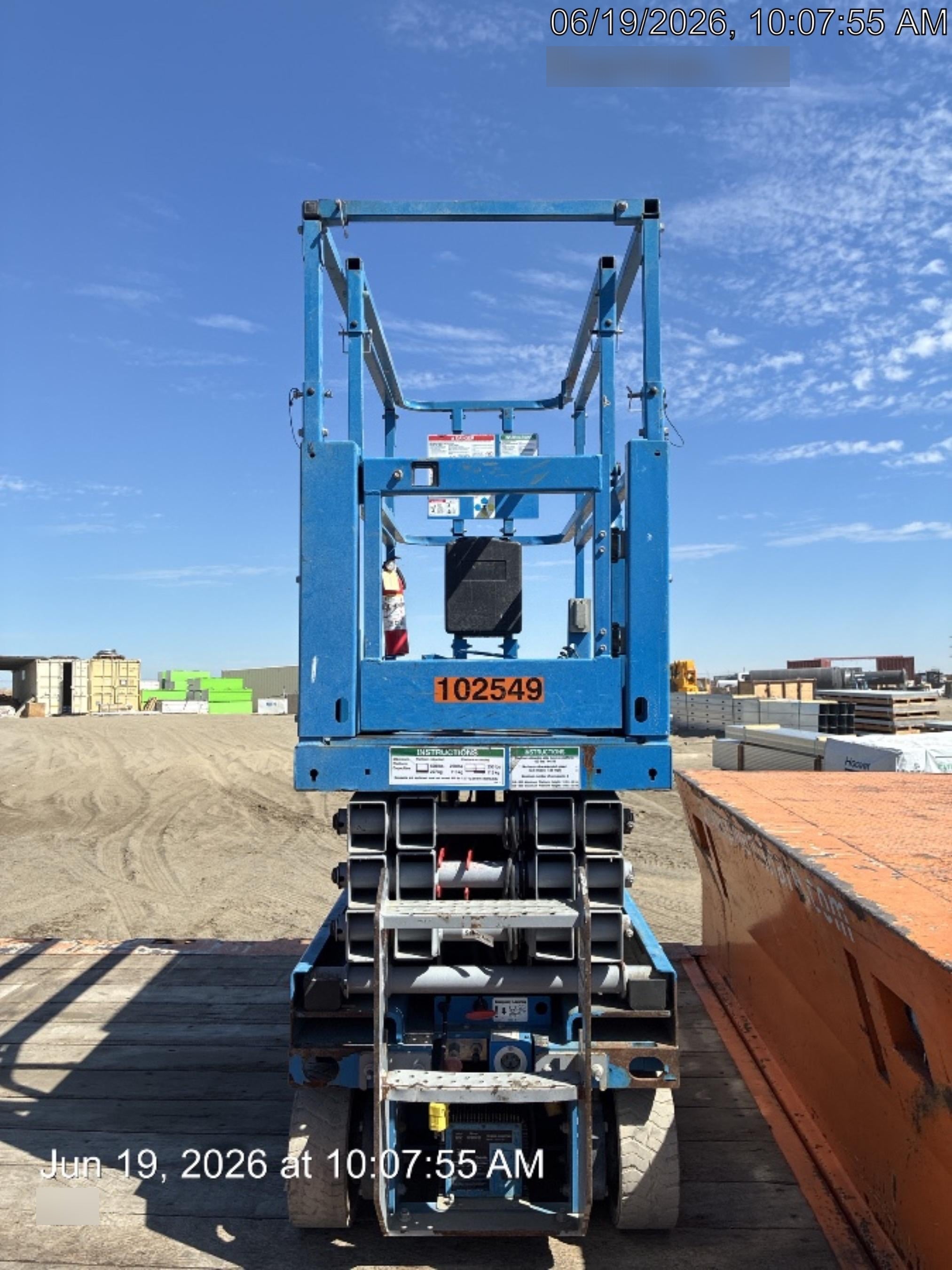 2020 Genie GS-1930 Solid Non Marking Tires, Beacon, Folding rails with half height swing gate, 800W Inverter