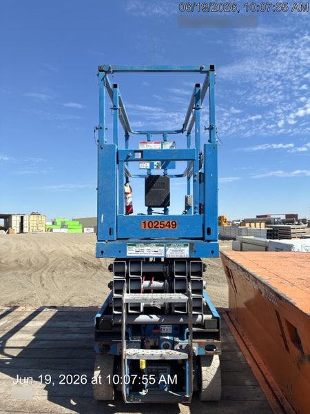 2020 Genie GS-1930 Solid Non Marking Tires, Beacon, Folding rails with half height swing gate, 800W Inverter