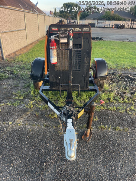 2021 Lincoln Electric Vantage 322 Vantage 322 Ready Pak 3 w/ Decals, ORANGE (includes trailer, cable rack, fender light kit) NO Telematics