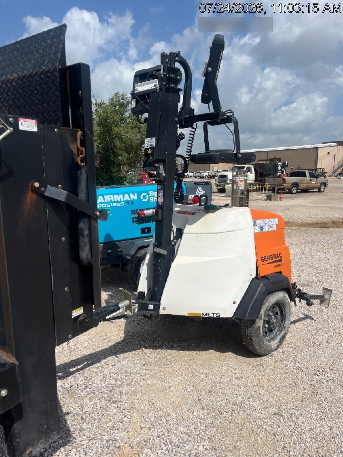 2025 Generac MLTS-4 Diesel, Mitsubishi L2E, 7.1 hp @1800 rpm, Flex Switch 120V Input, Powerzone Controller, (4) 320W LED Lights, 4kW Generator, 39.9 Gal Fuel Tank, 2" Ball
