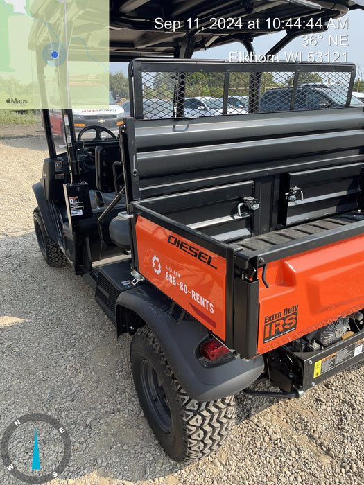 2021 Kubota RTV-X1140W-H Plastic Canopy, Windshield Acrylic Clear, LED Strobe Light, Wire Harness Kit, Back up Alarm