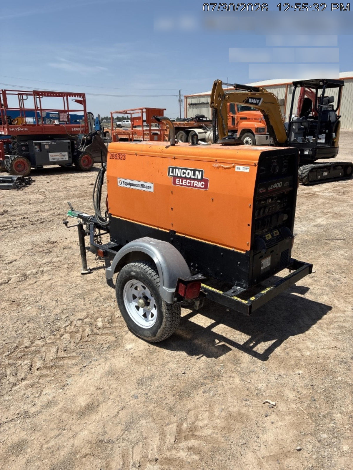 2022 Lincoln Electric LE400 Kubota V1505, Trlr, Cable Rack, Light Kit, ES Decals, T3