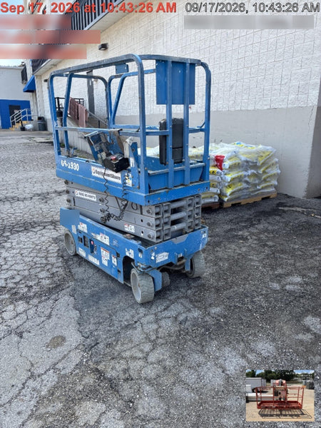 2019 Genie GS-1930 Fixed rails with chain Entry