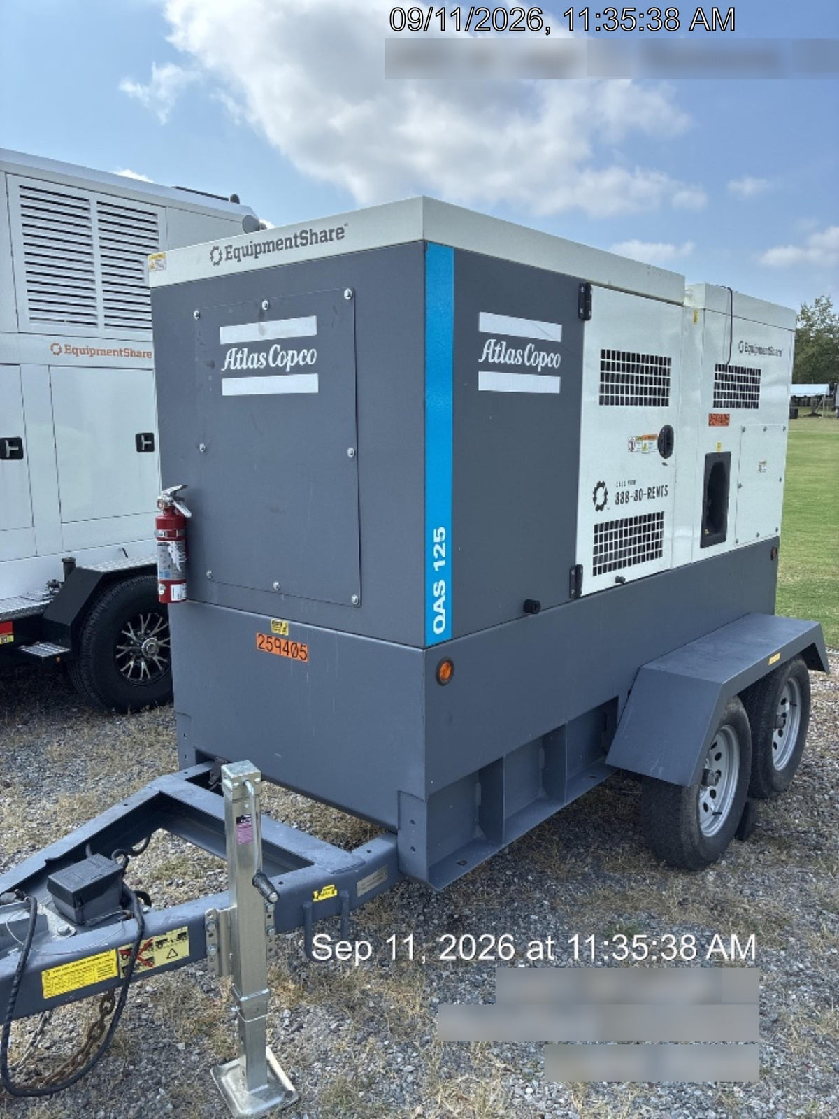 2022 ATLAS COPCO QAS 125