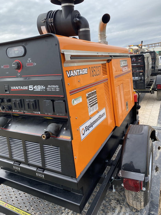 2021 Lincoln Electric Vantage 549X Ready Pak 3, ORANGE (includes trailer, cable rack, fender light kit)