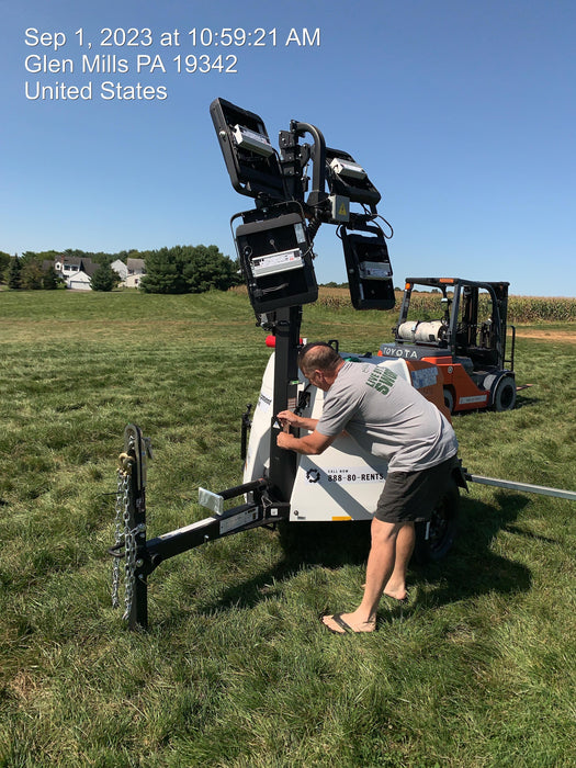 2023 Generac MLT2 Diesel, Flex Switch 120V Input, Powerzone Controller, (4) 320W LED Lights, 4kW Generator, 39.9 Gal Fuel Tank, 2" Ball, T3