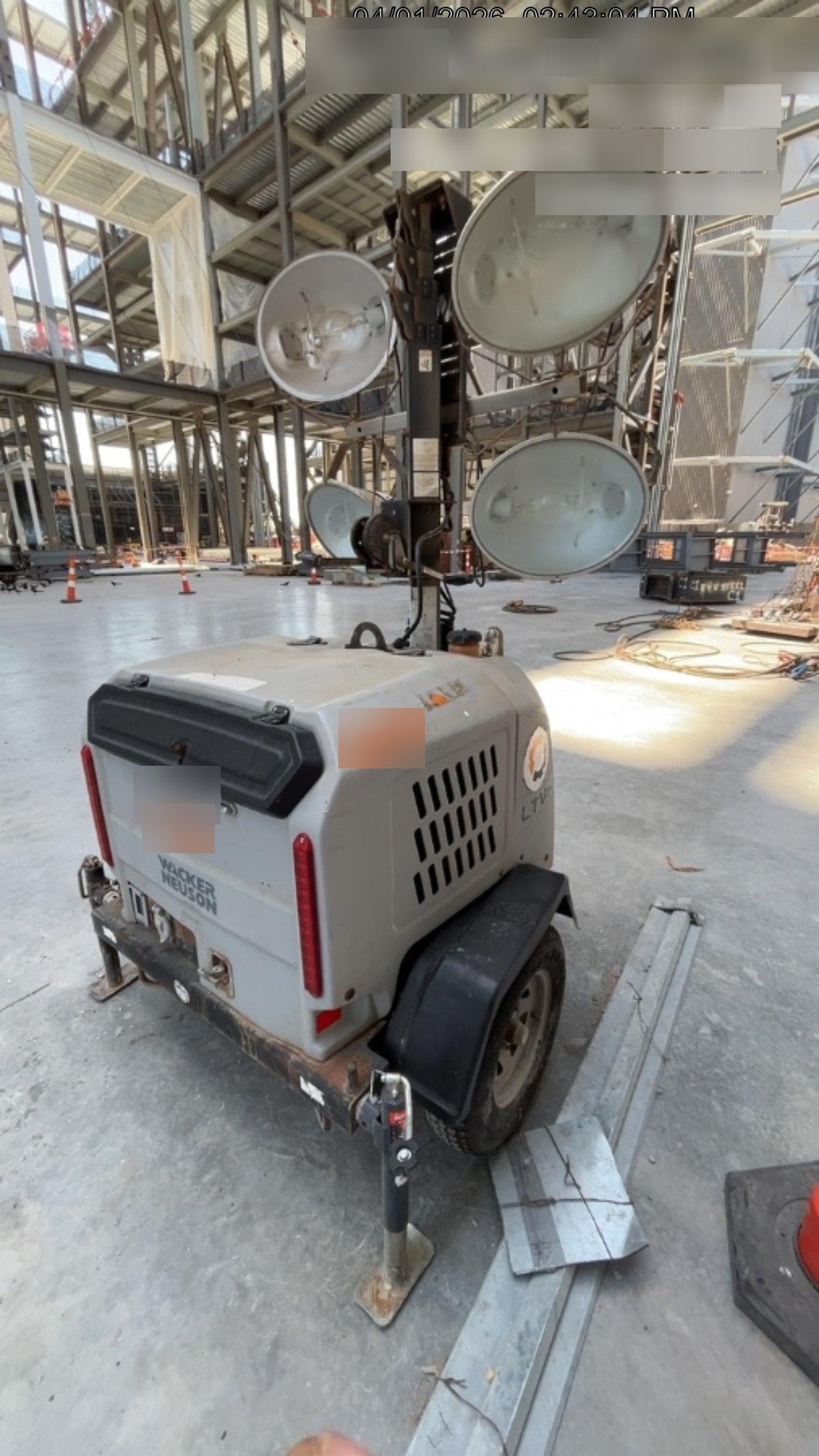 2019 Wacker Neuson LTV6L-MH Standard Options, ES Track Hardware, Fuel Level Sensor