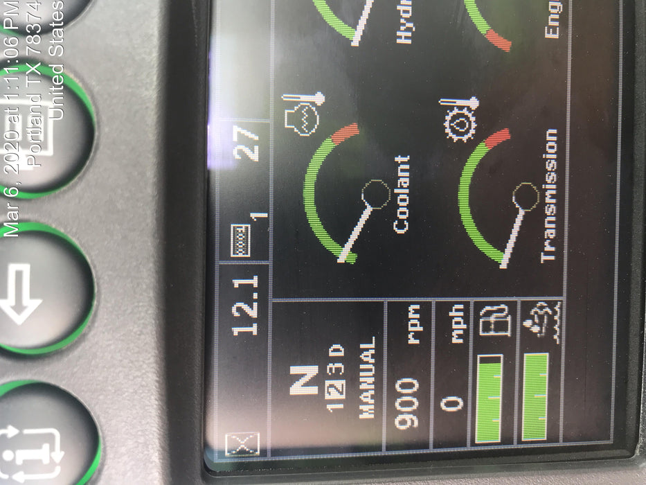 2020 John Deere 644K 4yd Wheel Loader, Cab/Heat/Air, 3 Function Hydraulics, JRB Hydraulic QC, QC 4yd bucket w/smooth cutting edge, QC Carriage, 72" Fork Tines, 5yr/5,000hr Powertrain and Hydraulics extended warranty