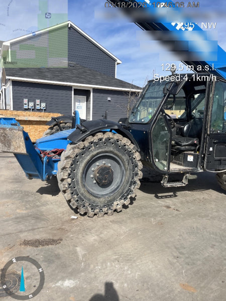 2018 Genie GTH-1056 Genie GTH-1056 w/CAB, Solid Tires, Work Lights, 60" carriage/forks, cab mesh, beacon