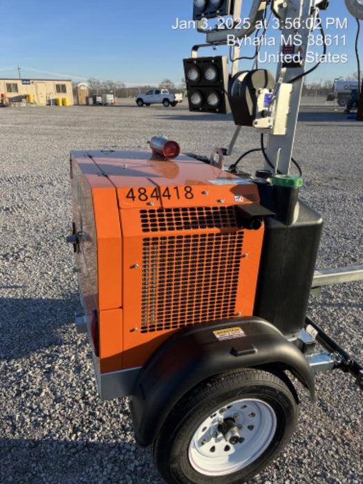 2024 Wanco WLTT-4MM4K Diesel, Mitsubishi L2E, 9.0HP @1800 rpm, Deep Sea Controller, Shore Power Plug, Auto Start, (4) 350W LED Floodlights, 4kW Generator, 60 Gal Fuel Tank, 2" Ball, T3