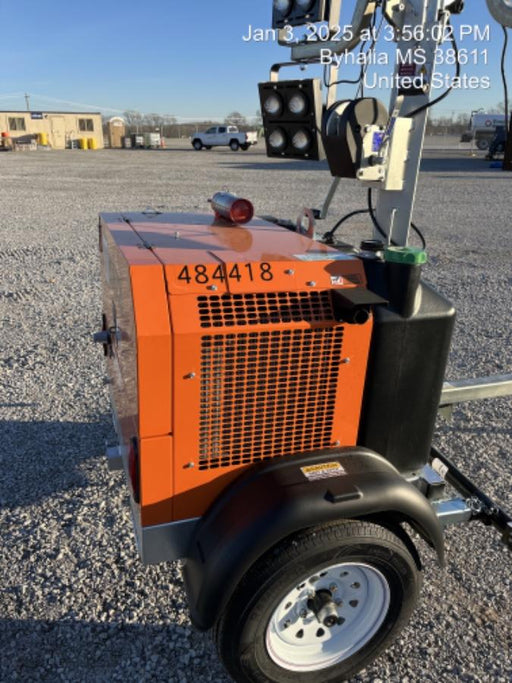 2024 Wanco WLTT-4MM4K Diesel, Mitsubishi L2E, 9.0HP @1800 rpm, Deep Sea Controller, Shore Power Plug, Auto Start, (4) 350W LED Floodlights, 4kW Generator, 60 Gal Fuel Tank, 2" Ball, T3