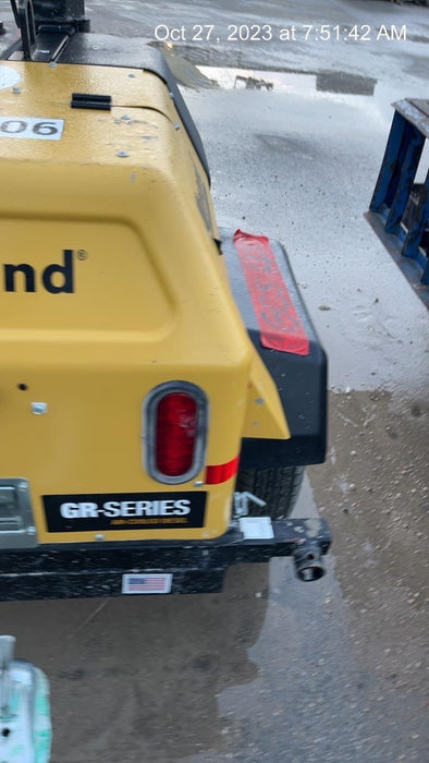 2022 Allmand NLV3GR (4) LED Light Fixture 350W, 23' Vertical Mast, 3kW Prime, Towable, ES Decals, T3