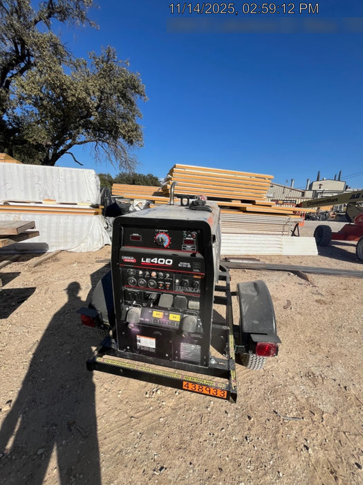 2024 Lincoln Electric LE400 Kubota V1505, Trlr, Cable Rack, Light Kit, ES Decals, T3