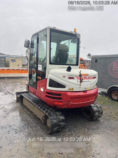 2020 Takeuchi TB250-2C Cab/Heat/Air, Rubber Tracks, Manual TAG QC