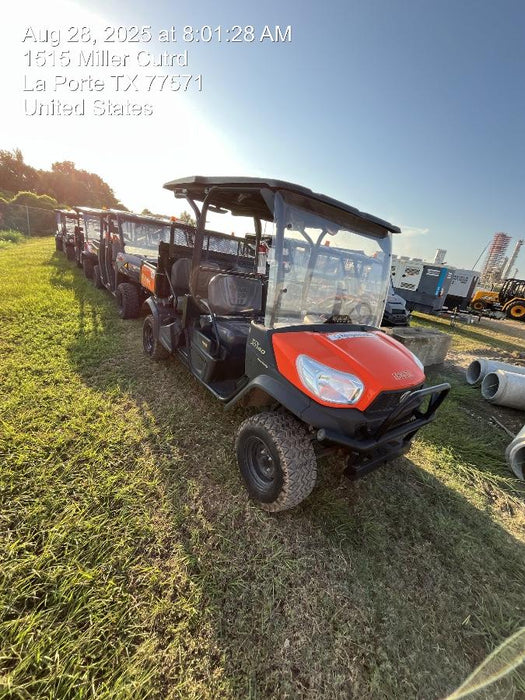2021 Kubota RTV-X1140W-H Plastic Canopy, Windshield Acrylic Clear, LED Strobe Light, Wire Harness Kit, Back up Alarm