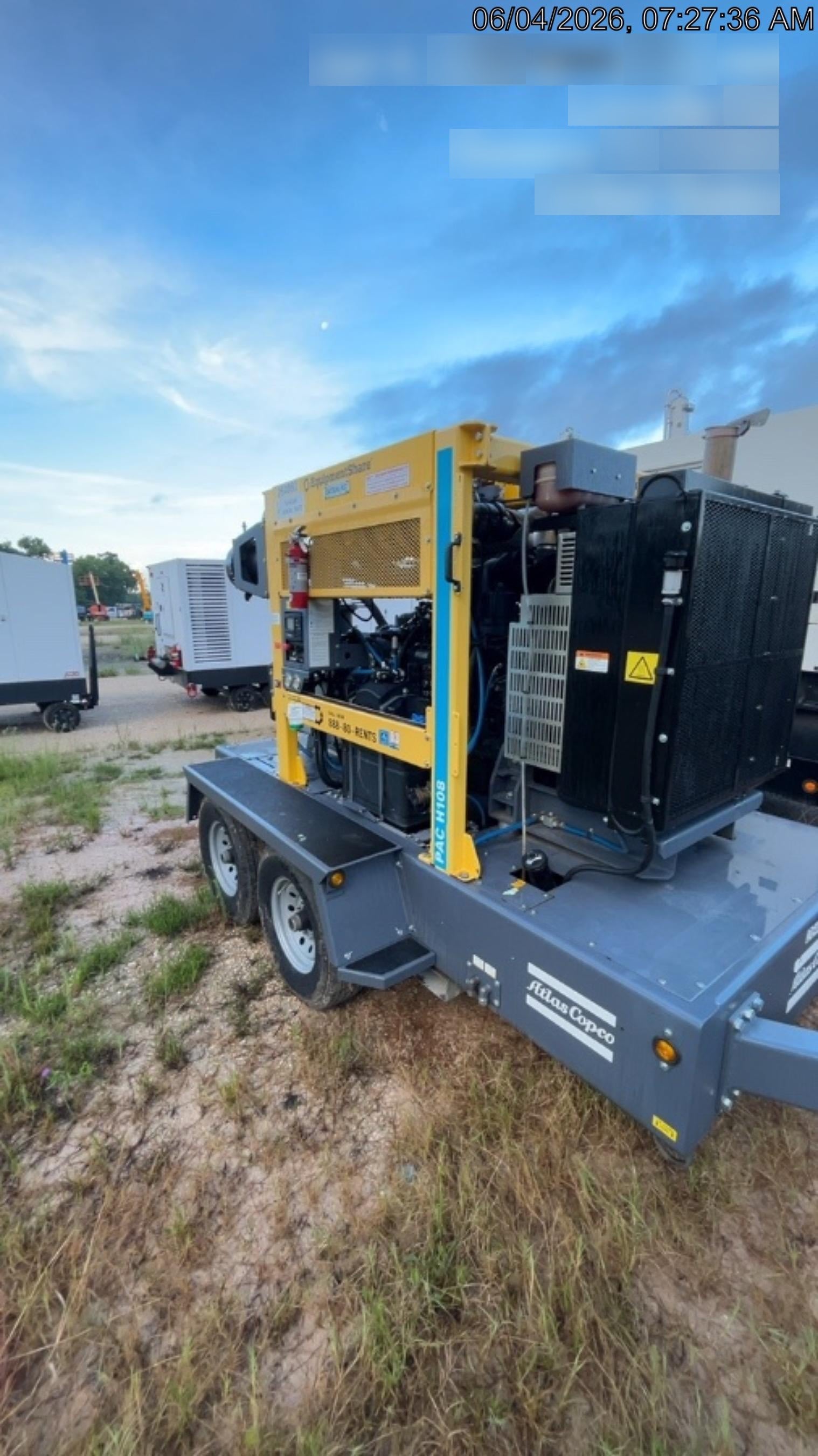 2022 ATLAS COPCO PAC H108 JD