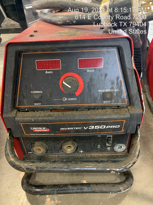 2021 LINCOLN ELECTRIC INVERTEC V350 PRO