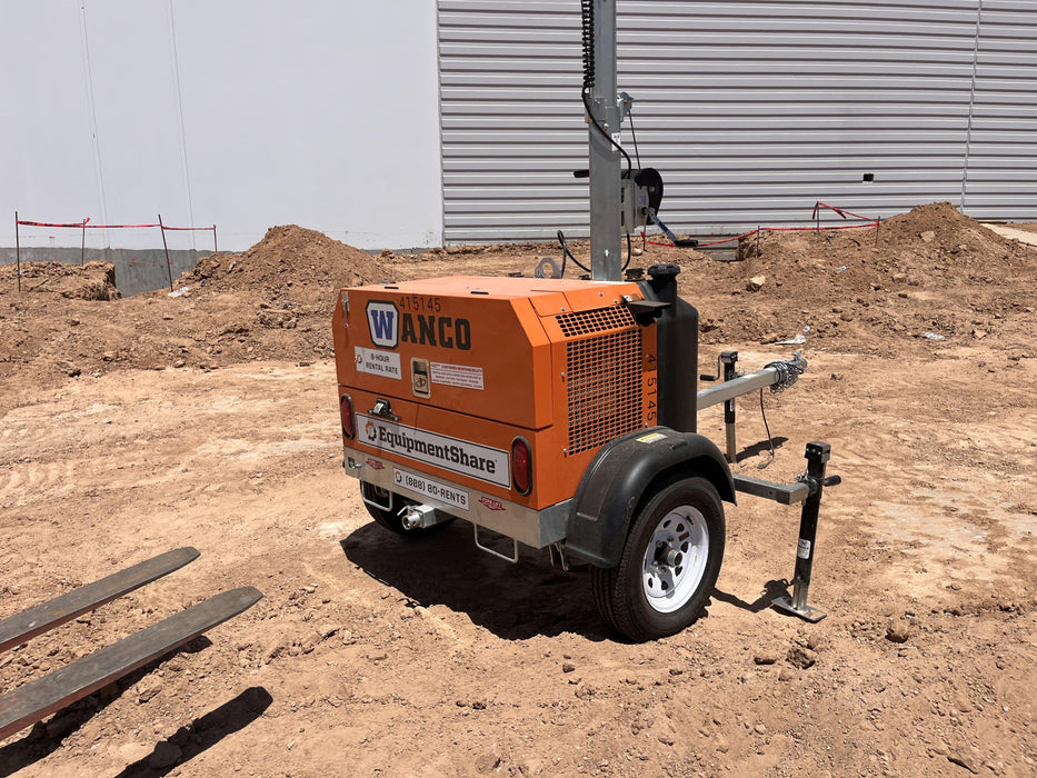 2024 Wanco WLTT-4MM4K Diesel, Deep Sea Controller, Shore Power Plug, Auto Start, (4) 350W LED Floodlights, 4kW Generator, 60 Gal Fuel Tank, 2" Ball, T3