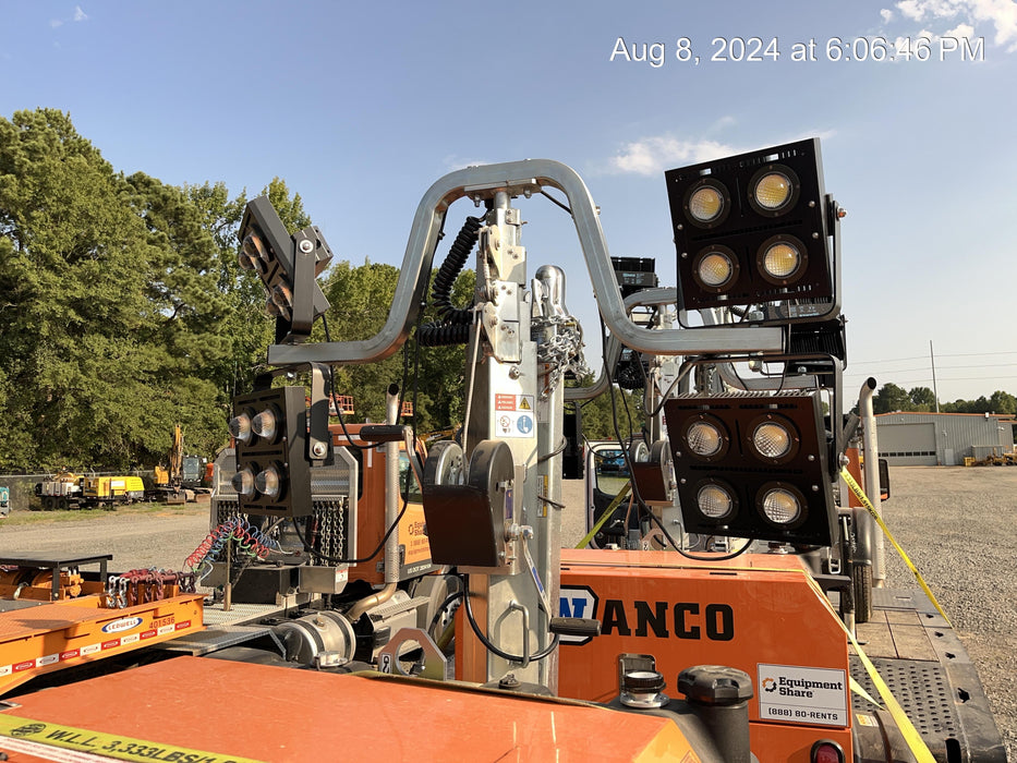 2024 Wanco WLTT-4MM4K Diesel, Deep Sea Controller, Shore Power Plug, Auto Start, (4) 350W LED Floodlights, 4kW Generator, 60 Gal Fuel Tank, 2" Ball, T3