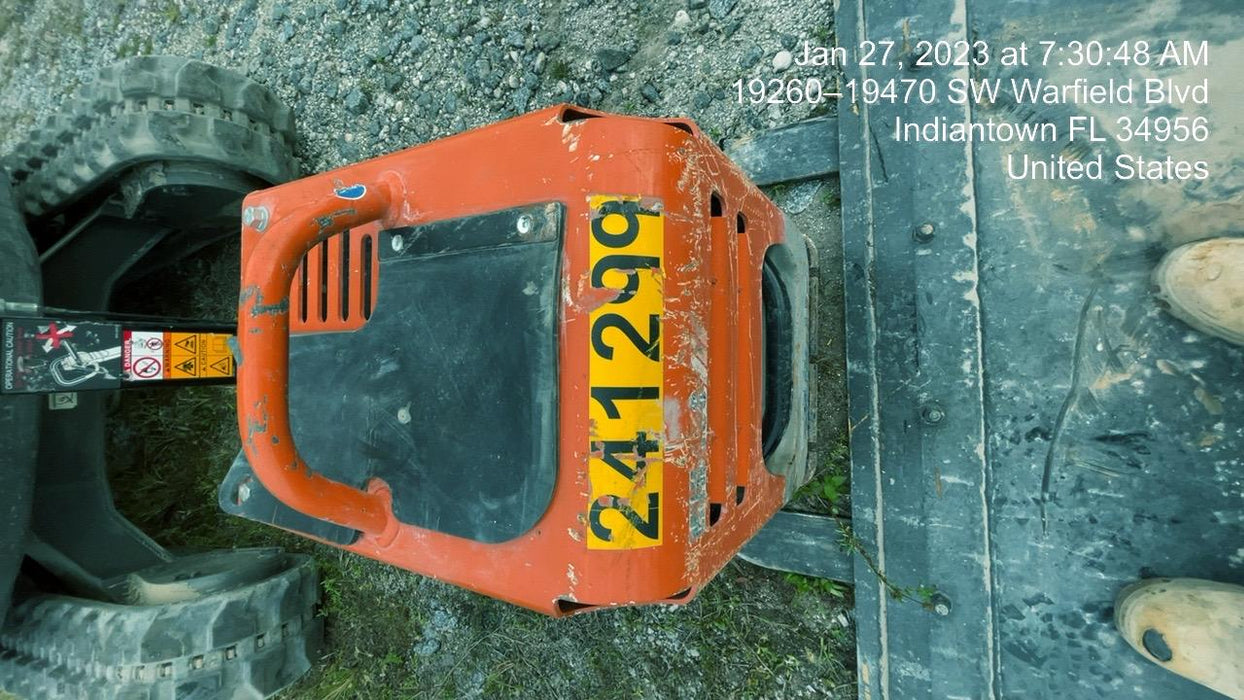 2022 Multiquip MVH158 Honda GX200, 17" Plate, Gas