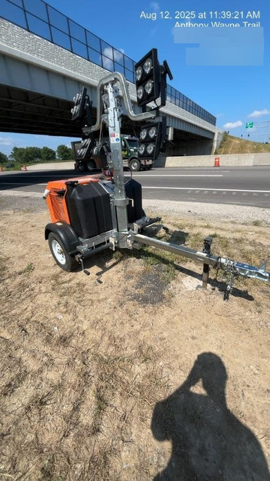 2024 Wanco WLTT-4MM4K Diesel, Deep Sea Controller, Shore Power Plug, Auto Start, (4) 350W LED Floodlights, 4kW Generator, 60 Gal Fuel Tank, 2" Ball, T3