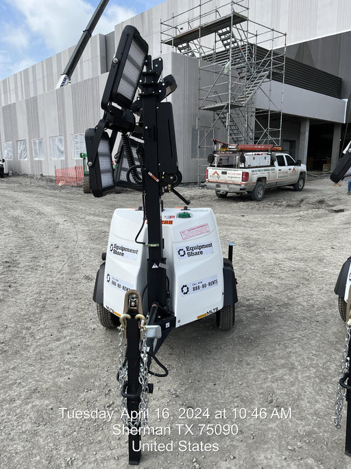 2024 Generac MLT2 Diesel, Flex Switch 120V Input, Powerzone Controller, 
(4) 320W LED Lights, 4kW Generator, 39.9 Gal Fuel Tank, 2" Ball, T3