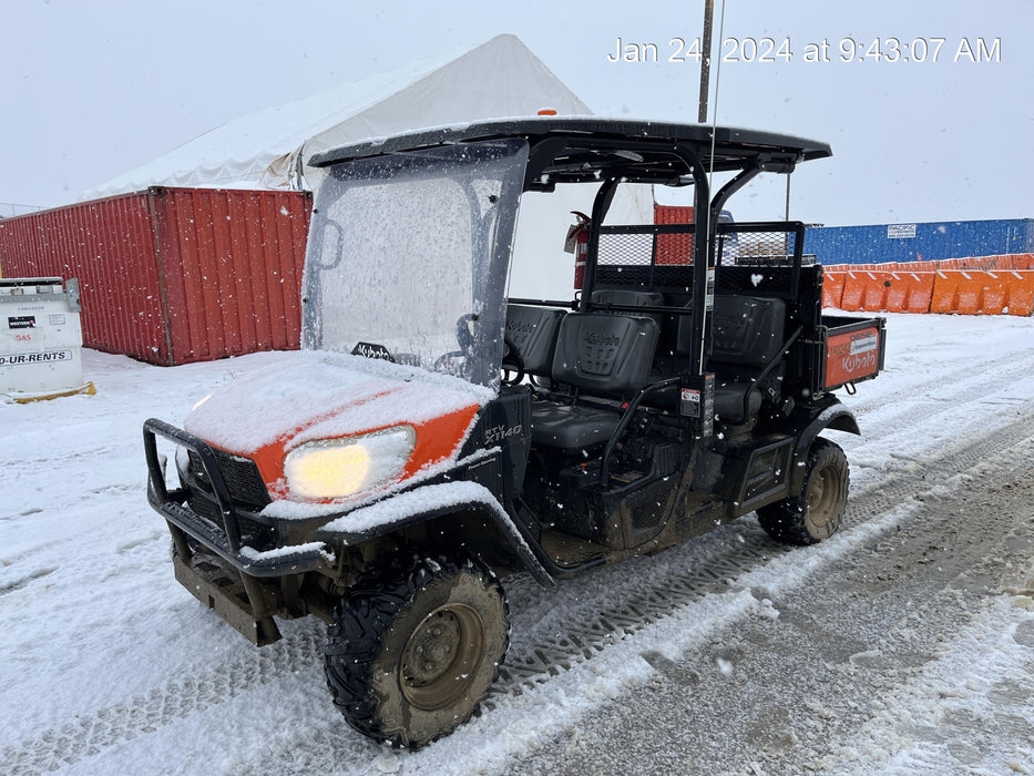 2021 Kubota RTV-X1140W-H Plastic Canopy, Windshield Acrylic Clear, LED Strobe Light, Wire Harness Kit, Back up Alarm