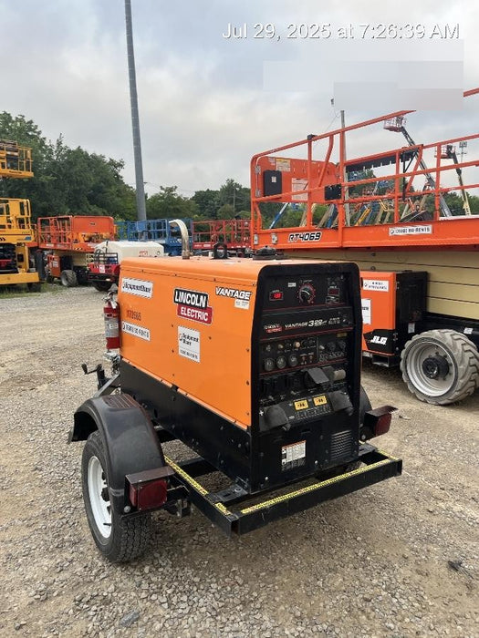 2021 Lincoln Electric Vantage 322 Vantage 322 Ready Pak 3 w/ Decals, ORANGE (includes trailer, cable rack, fender light kit) NO Telematics