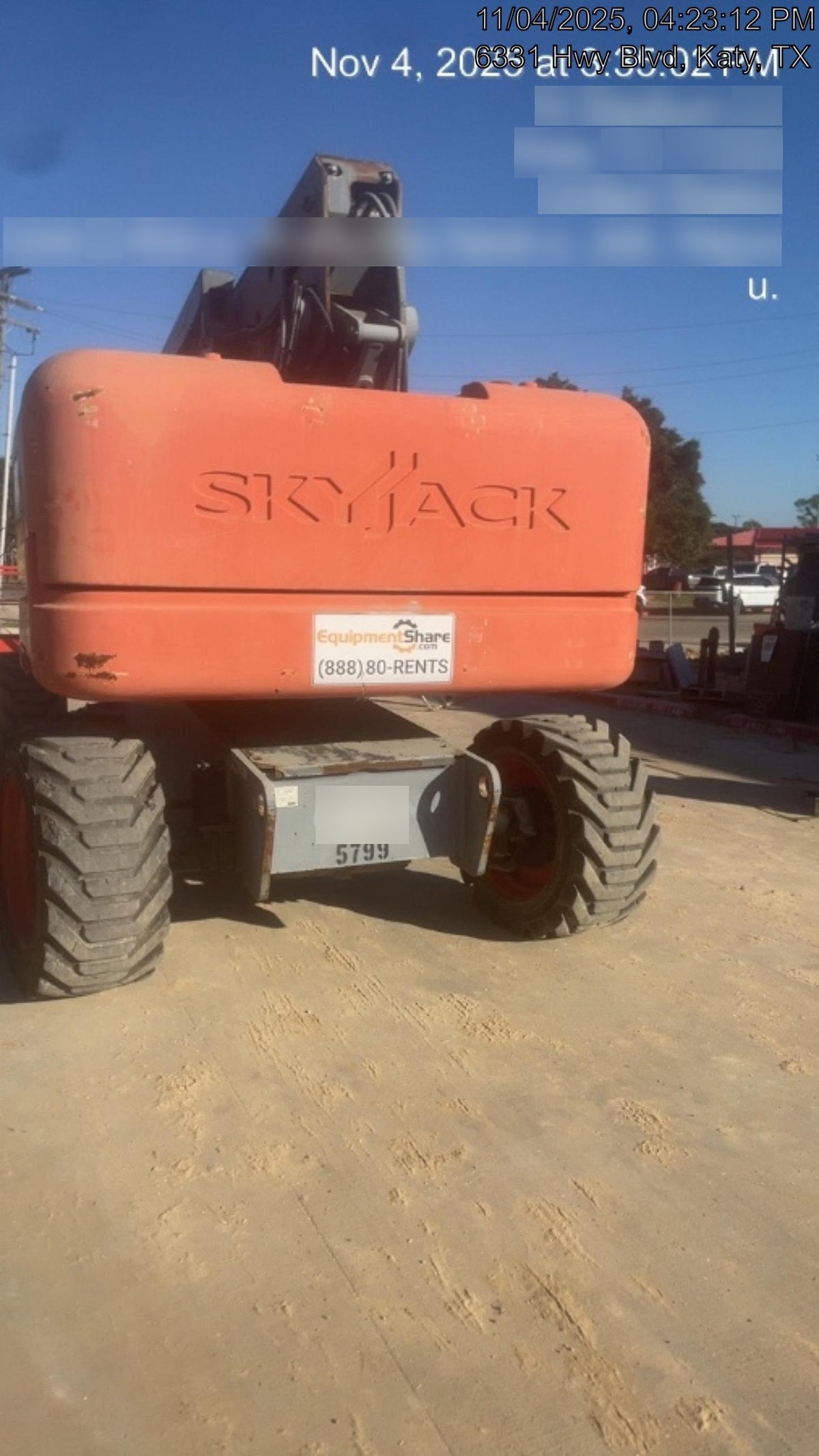 2017 SKYJACK SJ86T