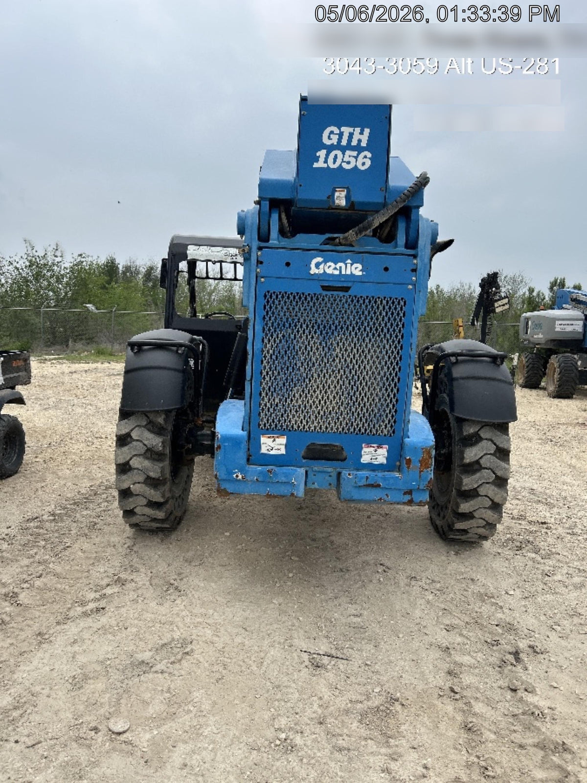 2016 Genie GTH-1056 Genie GTH1056, Solid Tires, 60" carriage, Open ROPS
