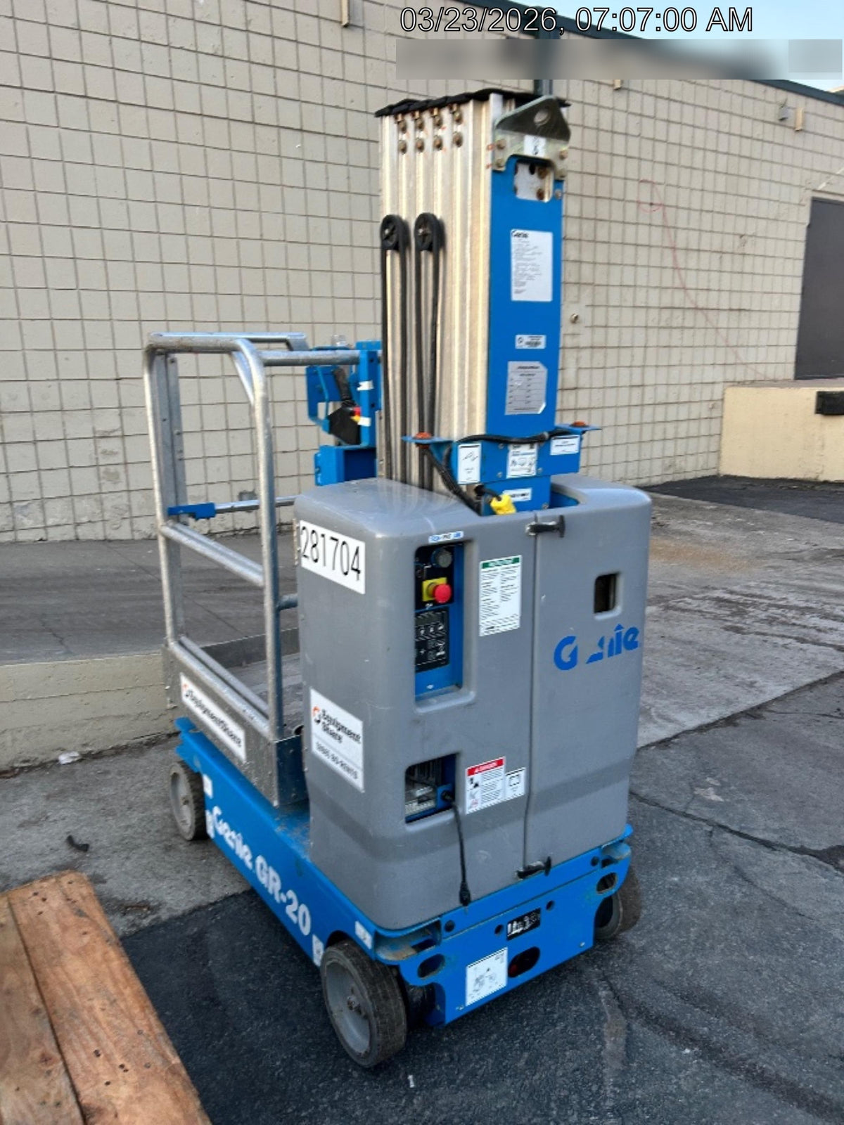 2022 GENIE GR-20