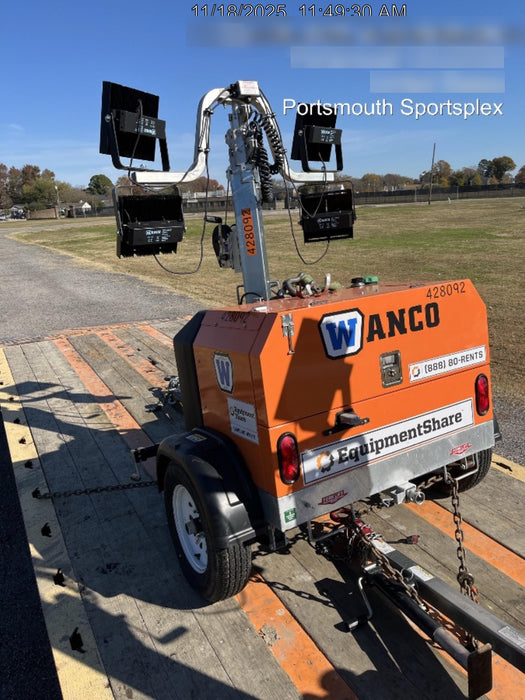 2024 Wanco WLTT-4MM4K Diesel, Deep Sea Controller, Shore Power Plug, Auto Start, (4) 350W LED Floodlights, 4kW Generator, 60 Gal Fuel Tank, 2" Ball, T3