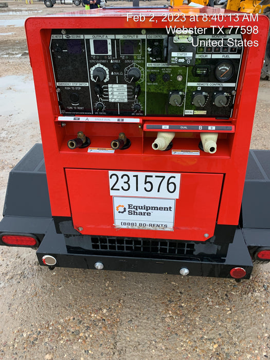 2022 Shindaiwa DGW400MDL Kubota D902 Engine, 23 HP, Dual Op Welder, Wire, Arc, Droop Stick, Tig, and CC Stick Functionality, Simulphase, 3 Phase and 1 Phase Gen Output, Single Axle NB Trlr, Slr Trckl Chrg 12V 12W, Fire Ext