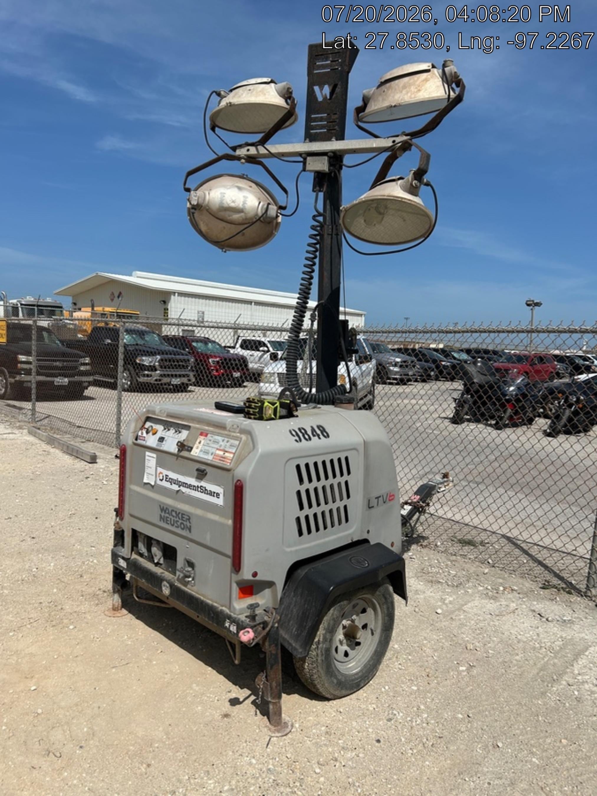 Wacker Neuson LTV6K-MH Wacker Neuson LTV6K Towable Light Tower