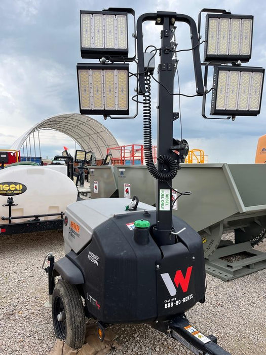 2024 Wacker Neuson LTT4 Diesel, Kohler KDW702, Deep Sea Controller, Auto Start, LED 320W, Bypass Outlet, T3