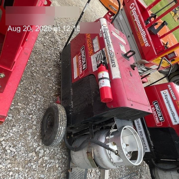 2021 Lincoln Electric Ranger 305 LPG K3430-1, Ranger 305 LPG, Undercarriage, Tank Holder & Strap, 10kw AC Gen, 25hp Kohler LPG Eng