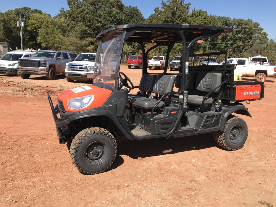 2020 Kubota RTV-X1140W-H 4WD utility cart -LED strobe -Windshield tempered glass -Plastic canopy -Wire harness kit -Backup alarm