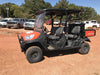 2020 Kubota RTV-X1140W-H 4WD utility cart -LED strobe -Windshield tempered glass -Plastic canopy -Wire harness kit -Backup alarm