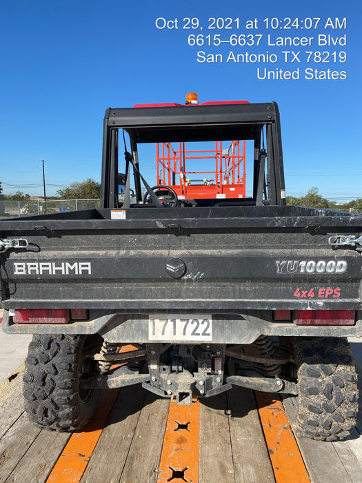 2021 Yanmar YU1000 Canopy, Steel Wheel, Poly WindShield, Beacon, Backup Alarm