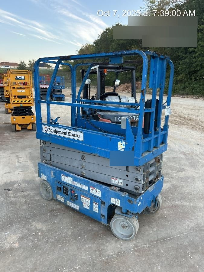 2018 Genie GS-1930 Genie GS-1930 w/Fixed Rail, Chain Entry