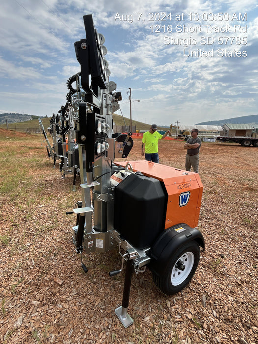 2024 Wanco WLTT-4MM4K Diesel, Deep Sea Controller, Shore Power Plug, Auto Start, (4) 350W LED Floodlights, 4kW Generator, 60 Gal Fuel Tank, 2" Ball, T3