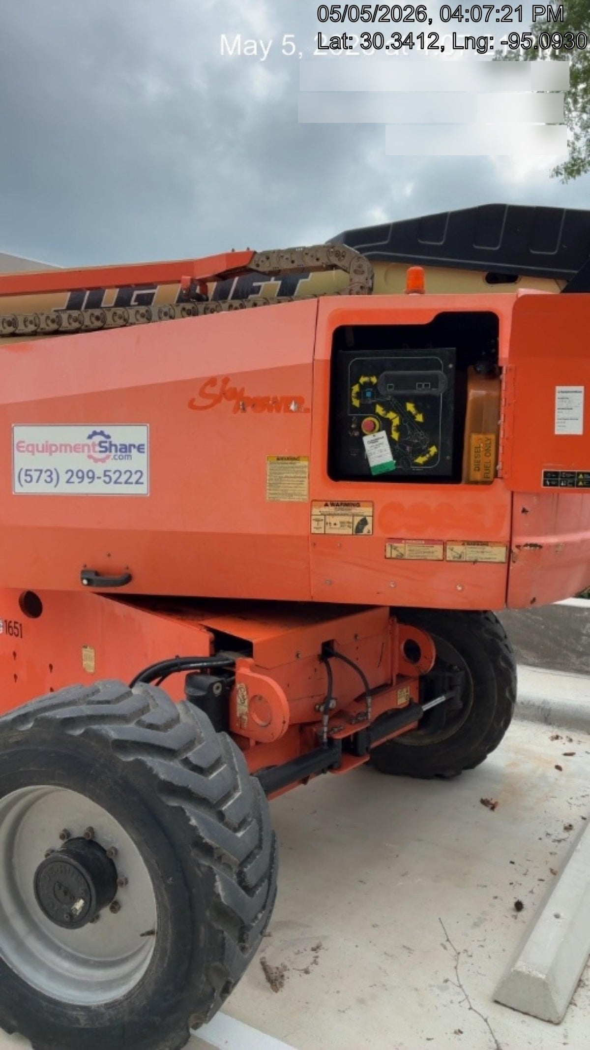 2013 JLG 660SJ JLG 660SJ Telescoping Boom Lift