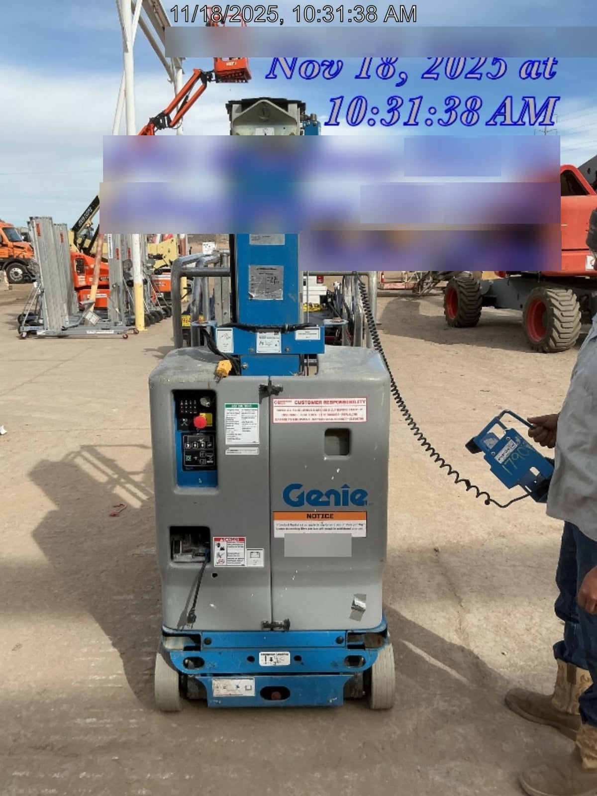 2019 GENIE GR-20