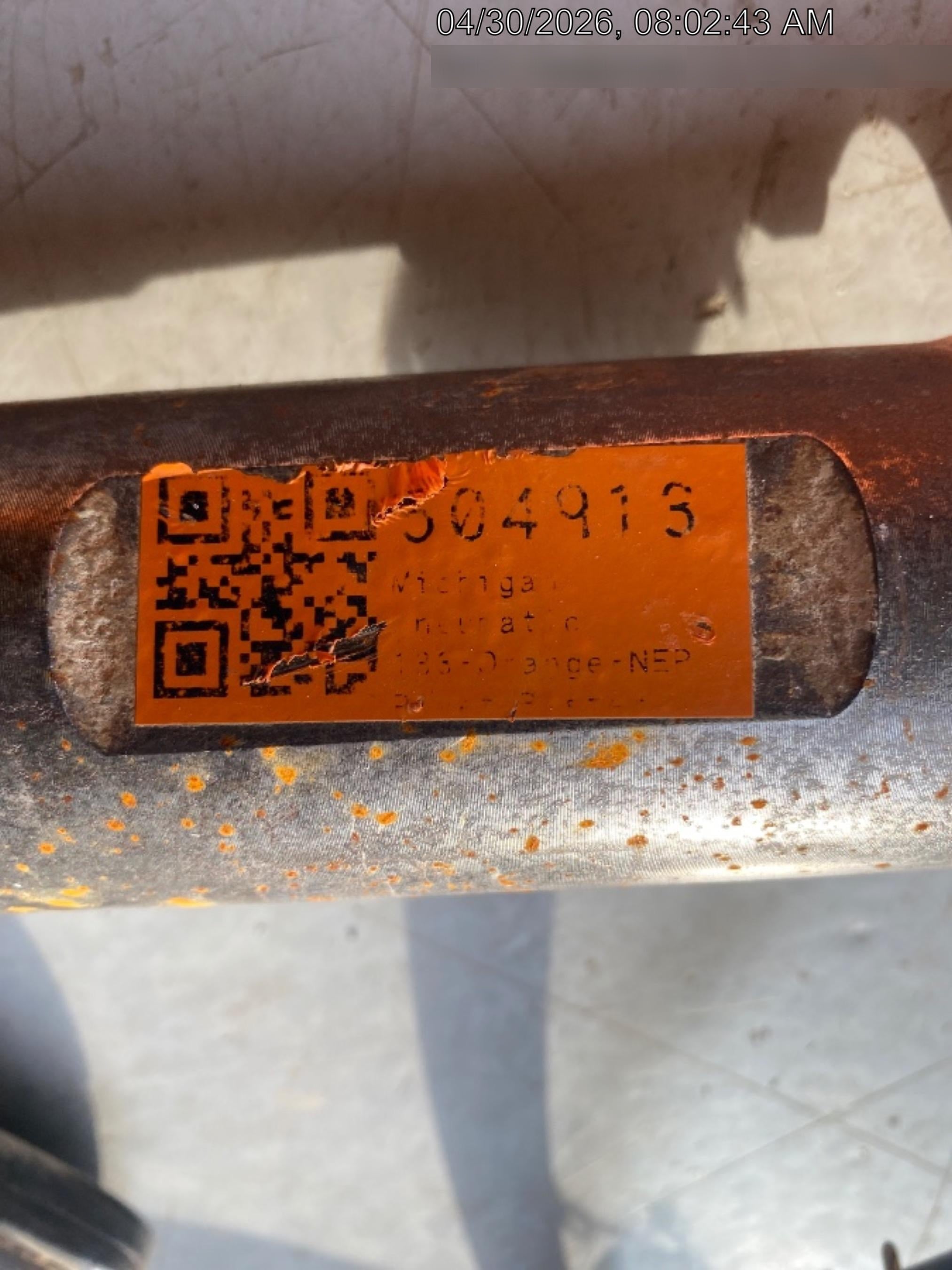 2025 MICHIGAN PNEUMATIC MP-133-ORANGE-NEP