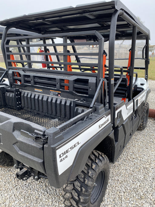 2022 Kawasaki Mule PRO-DXT Standard Options, Backup Alarm, Beacon, Plastic Hard Top, Poly Windshield, Horn Kit