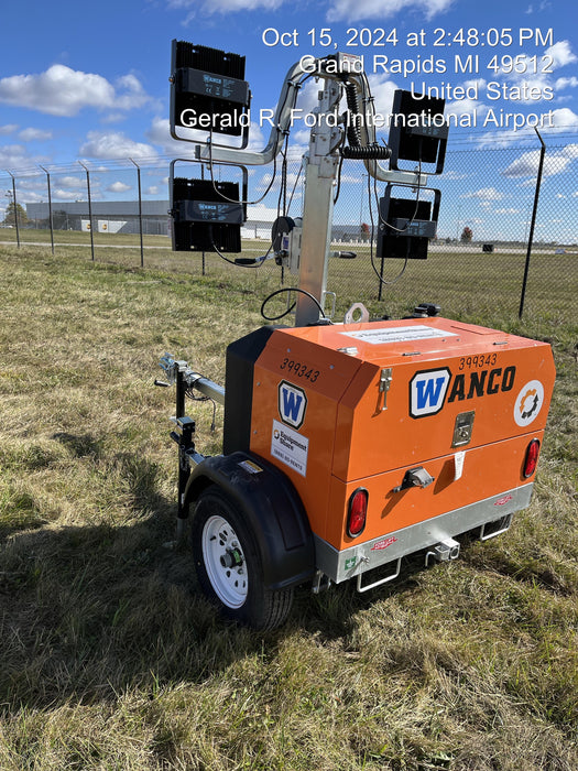 2024 Wanco WLTT-4MM4K Diesel, Deep Sea Controller, Shore Power Plug, Auto Start, (4) 350W LED Floodlights, 4kW Generator, 60 Gal Fuel Tank, 2" Ball, T3