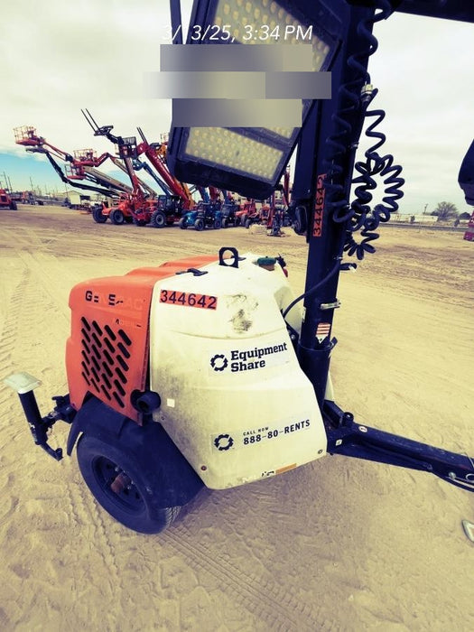 2023 Generac MLT2 Diesel, Flex Switch 120V Input, Powerzone Controller, (4) 320W LED Lights, 4kW Generator, 39.9 Gal Fuel Tank, 2" Ball, T3